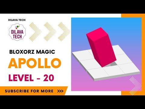 Video guide by Dilava Tech: Bloxorz Level 20 #bloxorz