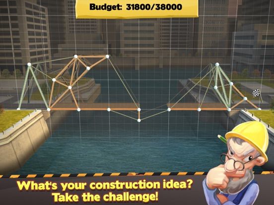 Bridge Constructor game screenshot