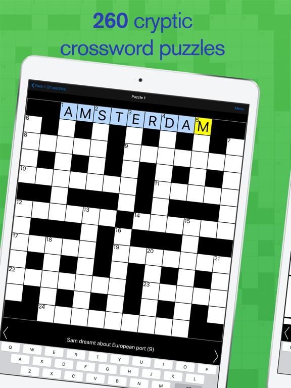 Cryptic Crossword game screenshot