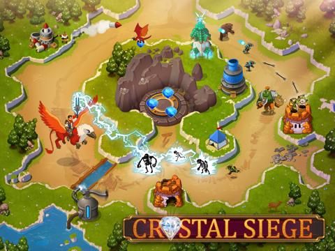 Crystal Siege game screenshot