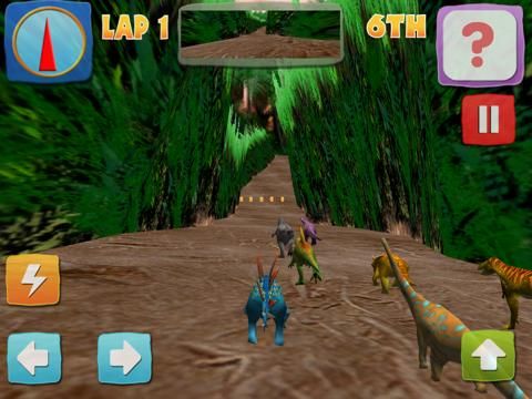 Dino Dan: Dino Racer game screenshot