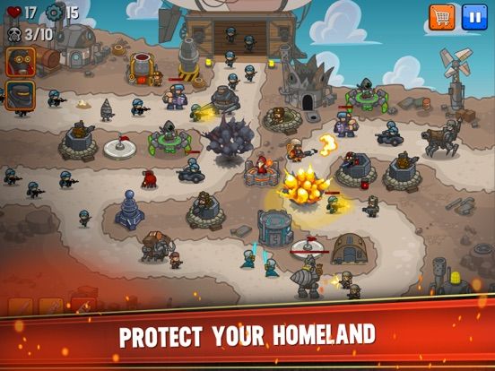 Modern Islands Defense game screenshot