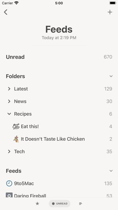 Reeder 5 iOS