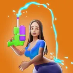 Squirt Gun Girl: Garden Runner App icon